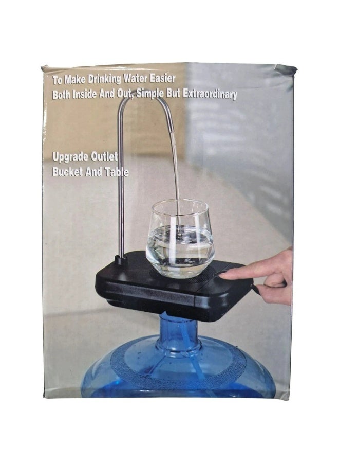 Automatic Electric Water Dispenser Pump with Cup Tray Base – Portable USB Rechargeable Water Bottle Switch for Standard 5 Gallon Jugs – Hands-Free Operation for Home & Office - Image 3